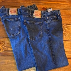 2 Pairs Levi’s 505 40 x 30 Jeans